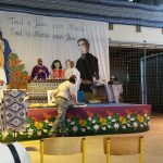 Le pÃ¨re CALLEGA anime la messe.